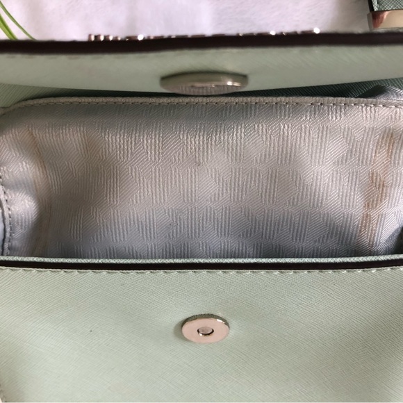 Michael Kors Mini Ava Crossbody, Mint Green - Picture 7 of 8